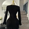 Knitted monochromatic Dress