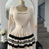 Miu miu cream colored dress